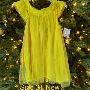 Baby girl Yellow dress 3T